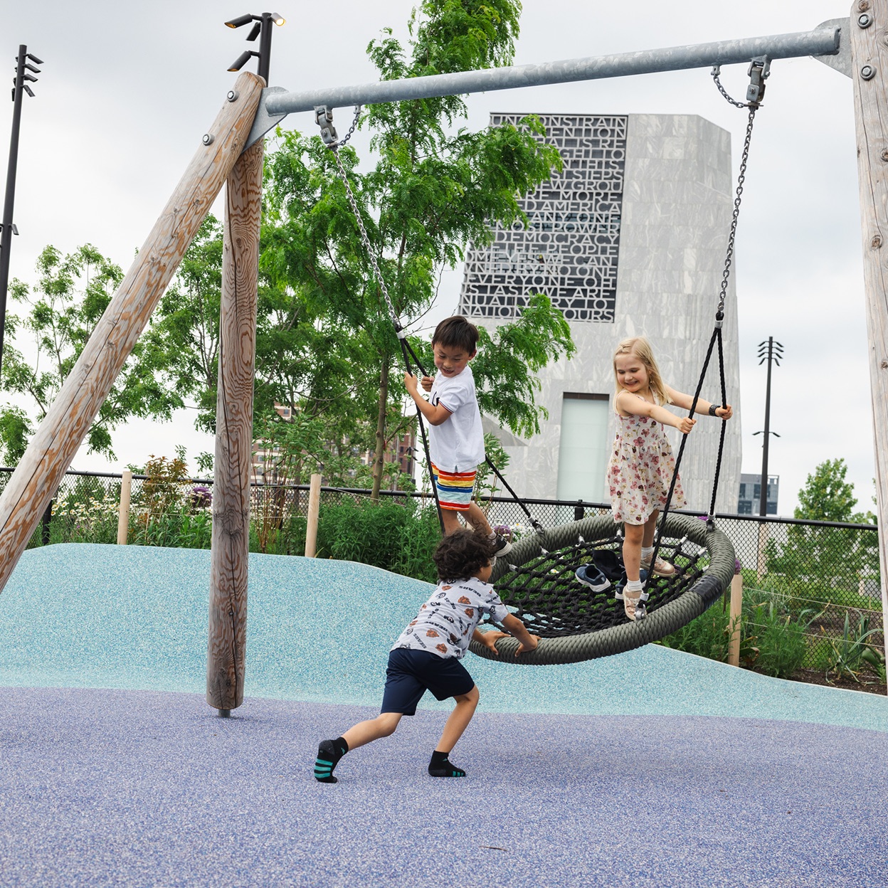 Home Court and the outdoor spaces at the Obama Presidential Center